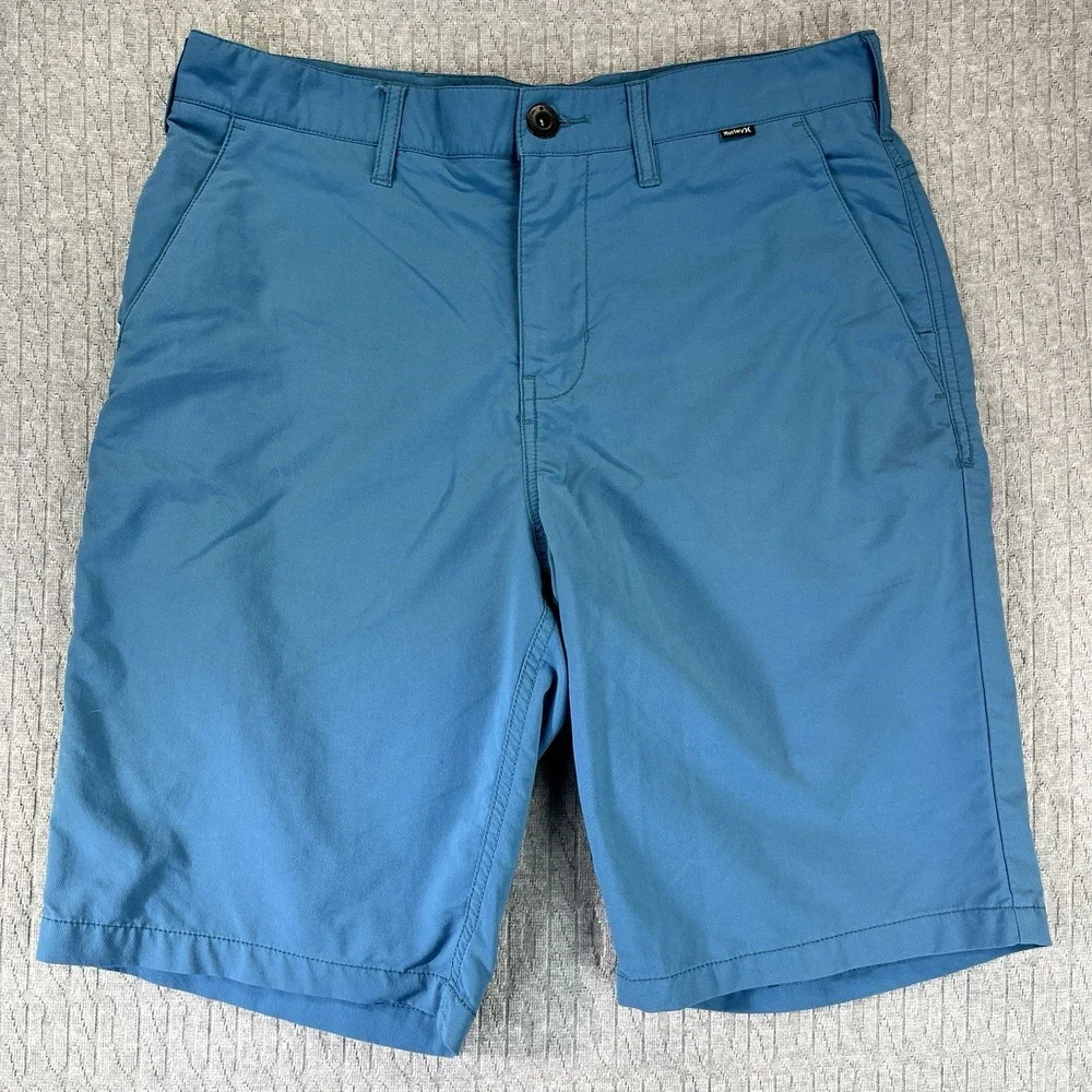 Nike Dri-Fit Hurley performance golf Men (30) outdoor Sports Blue dress shorts‎